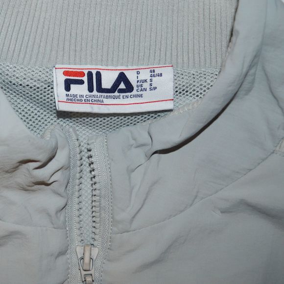 Vintage 90s Fila Biella Italys Finest Heritage Nylon Pullover Jacket - Picture 4 of 10